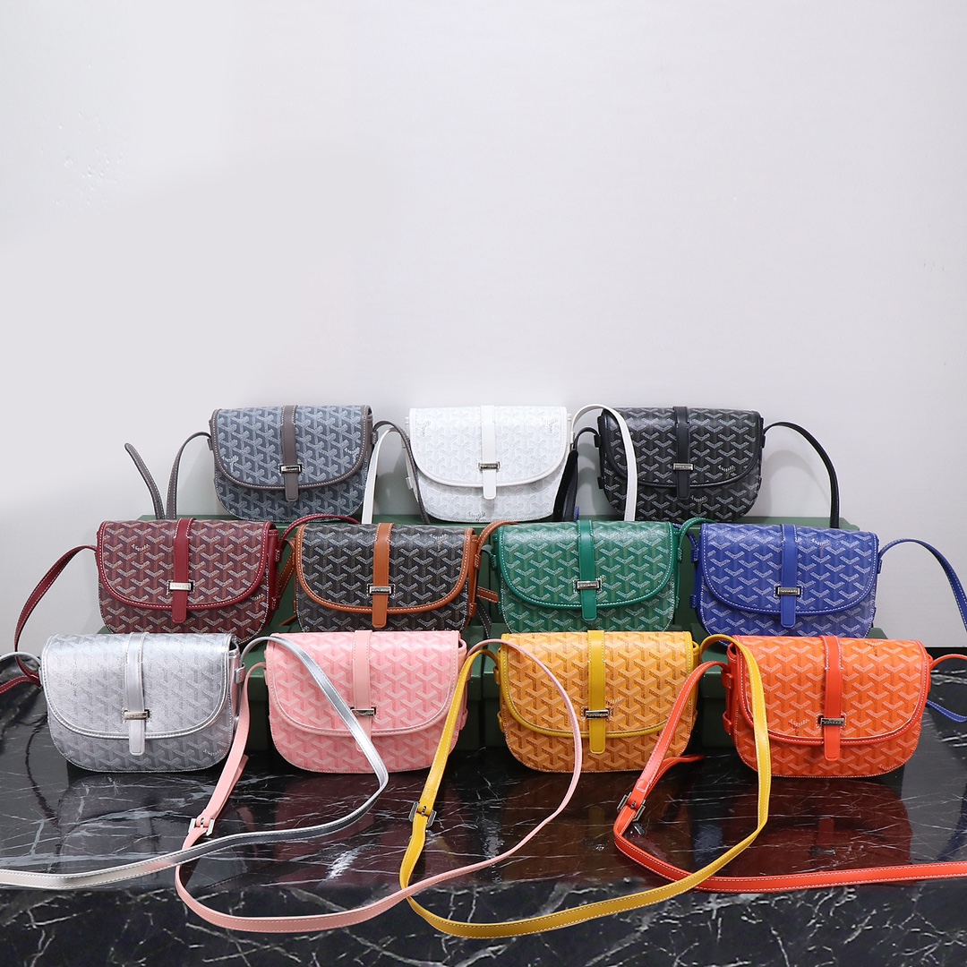 goyard  saddle bag